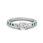 Load image into Gallery viewer, Delicate Antique Pave Cushion Cut Diamond Ring
