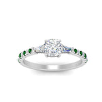Load image into Gallery viewer, Delicate Antique Pave Cushion Cut Diamond Ring

