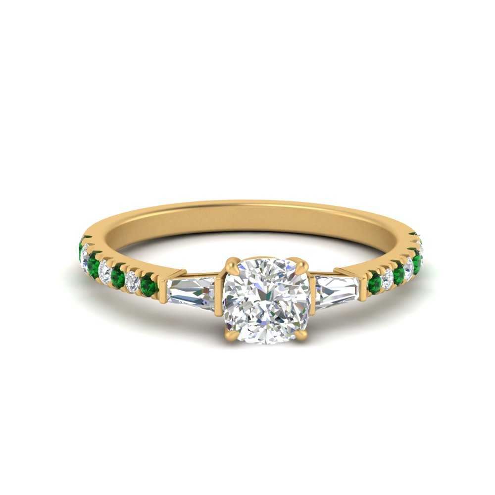 Delicate Antique Pave Cushion Cut Diamond Ring