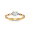 Load image into Gallery viewer, Delicate Antique Pave Cushion Cut Diamond Ring