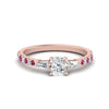 Load image into Gallery viewer, Delicate Antique Pave Cushion Cut Diamond Ring
