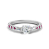 Load image into Gallery viewer, Delicate Antique Pave Cushion Cut Diamond Ring