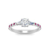 Load image into Gallery viewer, Delicate Antique Pave Cushion Cut Diamond Ring
