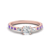 Load image into Gallery viewer, Delicate Antique Pave Cushion Cut Diamond Ring