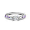 Load image into Gallery viewer, Delicate Antique Pave Cushion Cut Diamond Ring