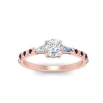 Load image into Gallery viewer, Delicate Antique Pave Cushion Cut Diamond Ring
