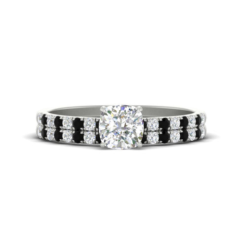 cushion-cut-french-pave-black-diamond-wedding-ring-set-in-white-gold-FD11408CUGBLACK-NL-WG?v=1763104240