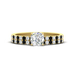 Load image into Gallery viewer, cushion-cut-french-pave-black-diamond-wedding-ring-set-in-yellow-gold-FD11408CUGBLACK-NL-YG_29388ea0-f235-405e-888d-7ab5ab3b531c?v=1763104698
