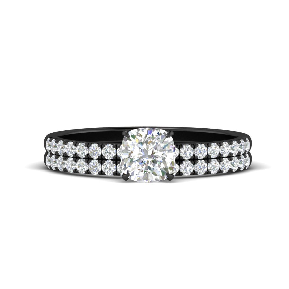 cushion-cut-french-pave-diamond-wedding-ring-set-in-black-gold-FD11408CU-NL-BG?v=1763104240