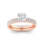 Load image into Gallery viewer, cushion-cut-french-pave-diamond-wedding-ring-set-in-rose-gold-FD11408CUANGLE5-NL-RG_63dd4c9d-02e4-4712-8f56-b0068b82c0bf?v=1763104697
