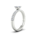 Load image into Gallery viewer, cushion-cut-french-pave-diamond-wedding-ring-set-in-white-gold-FD11408CUANGLE2-NL-WG_903da2b4-21b1-4866-99c4-991bdcb914c3?v=1763104698
