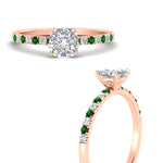 Load image into Gallery viewer, cushion-cut-french-pave-emerald-engagement-ring-in-rose-gold-FD11408CURGEMGRANGLE3-NL-RG_103691f7-5498-4faf-acc4-be0fc9ed764c?v=1762849725
