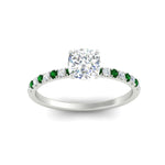 Load image into Gallery viewer, cushion-cut-french-pave-emerald-engagement-ring-in-white-gold-FD11408CURGEMGRANGLE5-NL-WG_a8922398-92e8-4a63-b43f-45995db28f3a?v=1762849725

