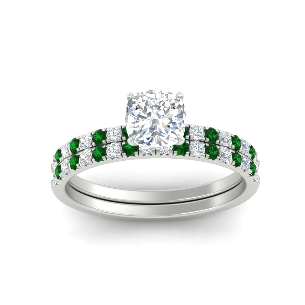 cushion-cut-french-pave-emerald-wedding-ring-set-in-white-gold-FD11408CUGEMGRANGLE5-NL-WG?v=1763104240