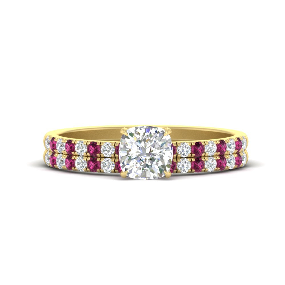 cushion-cut-french-pave-pink-sapphire-wedding-ring-set-in-yellow-gold-FD11408CUGSADRPI-NL-YG_2ce1cacf-6f2f-442c-896b-54502f108459?v=1763104698