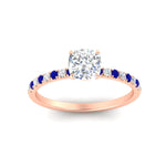 Load image into Gallery viewer, cushion-cut-french-pave-sapphire-engagement-ring-in-rose-gold-FD11408CURGSABLANGLE5-NL-RG_da1e48dd-1c86-4dc7-87ed-073b1cbc857b?v=1762849843