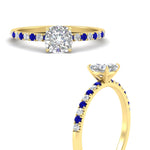 Load image into Gallery viewer, cushion-cut-french-pave-sapphire-engagement-ring-in-yellow-gold-FD11408CURGSABLANGLE3-NL-YG_24ded1c9-84f5-47ec-a079-cb9f6558b45b?v=1762849725
