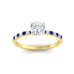 Load image into Gallery viewer, cushion-cut-french-pave-sapphire-engagement-ring-in-yellow-gold-FD11408CURGSABLANGLE5-NL-YG_487225c1-aa36-45c4-8d7c-6eaa2d42072c?v=1762849725
