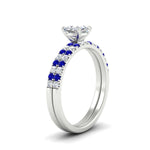 Load image into Gallery viewer, cushion-cut-french-pave-sapphire-wedding-ring-set-in-white-gold-FD11408CUGSABLANGLE2-NL-WG_a9100dfb-cffc-46b9-b38b-996b560970f2?v=1763104698
