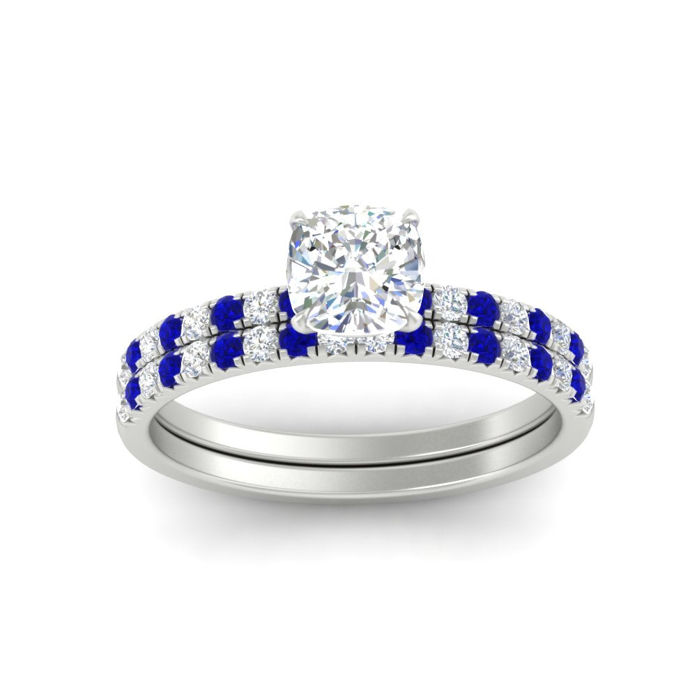 cushion-cut-french-pave-sapphire-wedding-ring-set-in-white-gold-FD11408CUGSABLANGLE5-NL-WG?v=1763104240