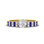 Load image into Gallery viewer, cushion-cut-french-pave-sapphire-wedding-ring-set-in-yellow-gold-FD11408CUGSABL-NL-YG?v=1763104240