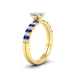 Load image into Gallery viewer, cushion-cut-french-pave-sapphire-wedding-ring-set-in-yellow-gold-FD11408CUGSABLANGLE2-NL-YG_7f01a381-c517-42b9-85b4-0010222ef7ca?v=1763104698
