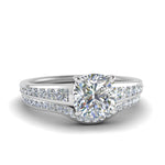 Load image into Gallery viewer, cushion-cut-graduated-channel-diamond-wedding-set-in-FD122866CU-NL-WG

