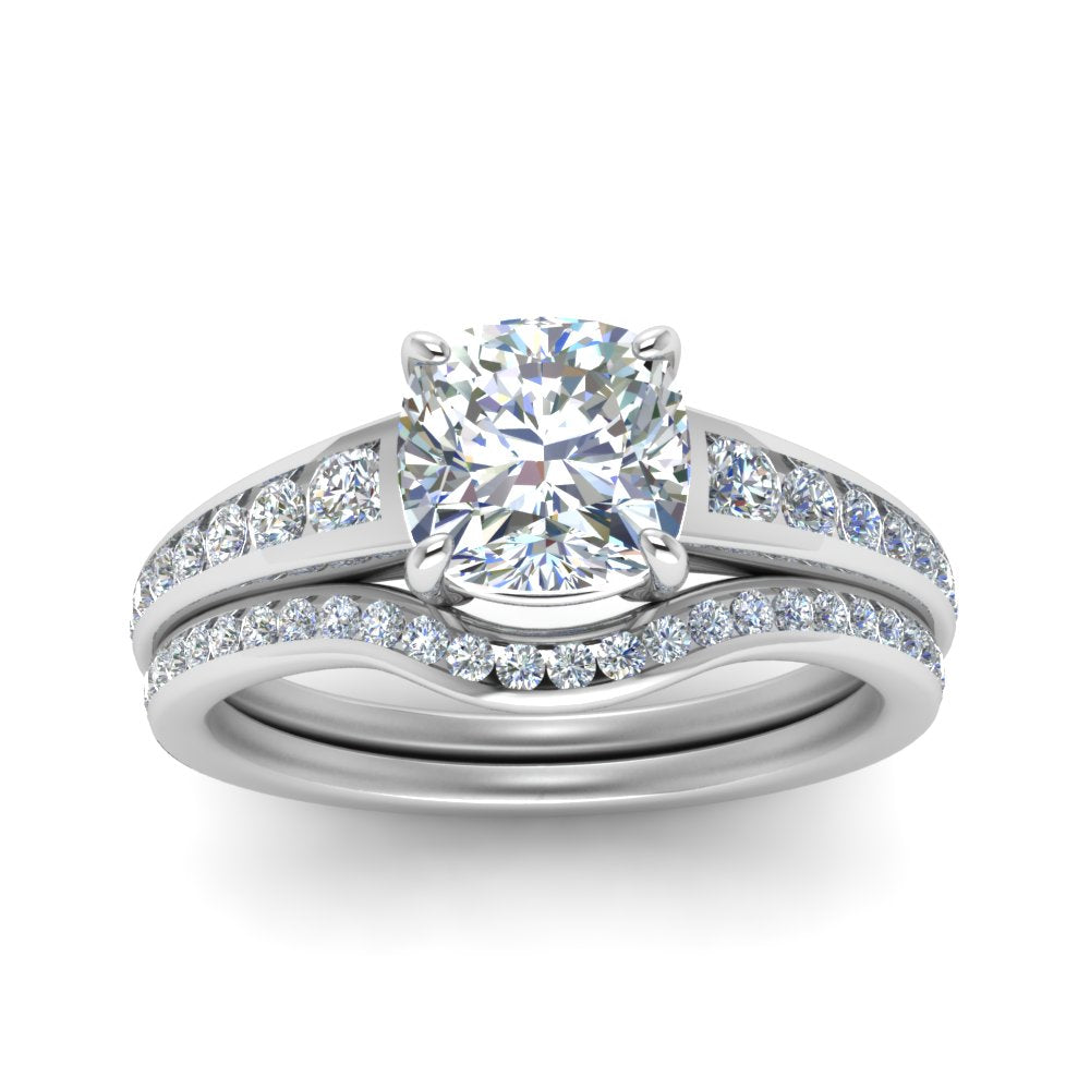 cushion-cut-graduated-channel-diamond-wedding-set-in-FD122866CU-NL-WG