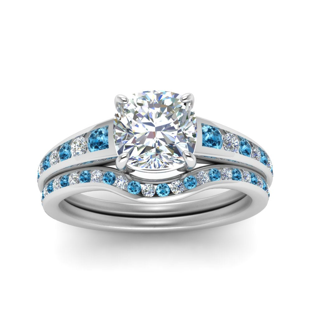 cushion-cut-graduated-channel-diamond-wedding-set-with-blue-topaz-in-FD122866CUGICBLTO-NL-WG
