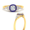Load image into Gallery viewer, cushion-cut-halo-cluster-accent-sapphire-engagement-ring-in-yellow-gold-FD10512CURGSABLANGLE3-NL-YG_84ed8a6a-c42c-4af8-8128-8d2df682a041.jpg?v=1770117339