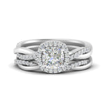 Load image into Gallery viewer, cushion-cut-halo-diamond-infinity-bridal-set-in-white-gold-FD9212CU-NL-WG-B2.jpg
