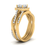 Load image into Gallery viewer, cushion-cut-halo-diamond-infinity-bridal-set-in-yellow-gold-FD9212CU-NL-YG-B2.jpg
