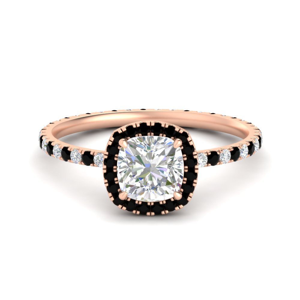 cushion-cut-halo-eternity-black-diamond-engagement-ring-in-rose-gold-FD9372CURGBLACK-NL-RG.jpg?v=1763117962