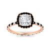 Load image into Gallery viewer, cushion-cut-halo-eternity-black-diamond-engagement-ring-in-rose-gold-FD9372CURGBLACKANGLE5-NL-RG.jpg?v=1763117962