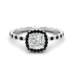 Load image into Gallery viewer, cushion-cut-halo-eternity-black-diamond-engagement-ring-in-white-gold-FD9372CURGBLACK-NL-WG_89e64a52-b1a4-4455-b67c-d2adb0299421.jpg?v=1763117971
