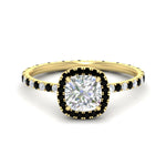 Load image into Gallery viewer, cushion-cut-halo-eternity-black-diamond-engagement-ring-in-yellow-gold-FD9372CURGBLACK-NL-YG_7c367733-73ea-4cea-b97b-58edfd2e2b50.jpg?v=1763117971
