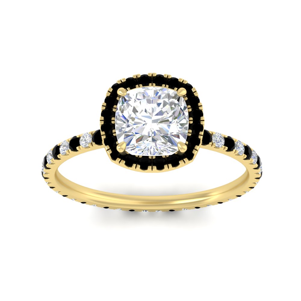 cushion-cut-halo-eternity-black-diamond-engagement-ring-in-yellow-gold-FD9372CURGBLACKANGLE5-NL-YG.jpg?v=1763117961