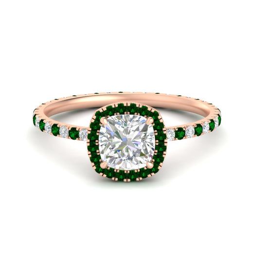 cushion-cut-halo-eternity-emerald-engagement-ring-in-rose-gold-FD9372CURGEMGR-NL-RG.jpg?v=1763117962
