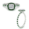 Load image into Gallery viewer, cushion-cut-halo-eternity-emerald-engagement-ring-in-white-gold-FD9372CURGEMGRANGLE3-NL-WG_0db9254b-9e85-4145-a12b-4fc6b355f10d.jpg?v=1763117971