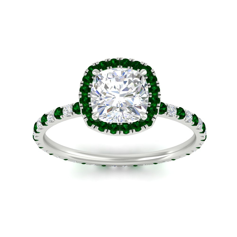 cushion-cut-halo-eternity-emerald-engagement-ring-in-white-gold-FD9372CURGEMGRANGLE5-NL-WG.jpg?v=1763117961
