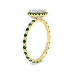 Load image into Gallery viewer, cushion-cut-halo-eternity-emerald-engagement-ring-in-yellow-gold-FD9372CURGEMGRANGLE2-NL-YG.jpg?v=1763117962
