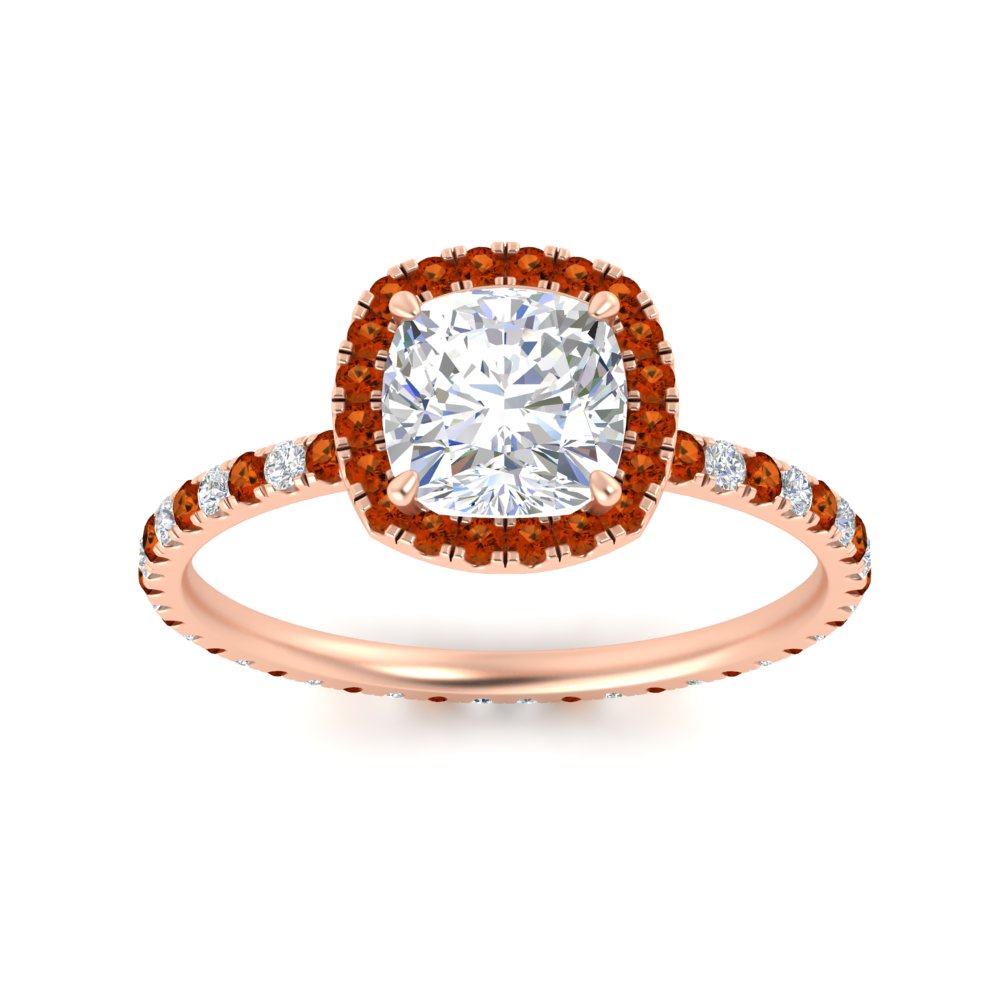 cushion-cut-halo-eternity-orange-sapphire-engagement-ring-in-rose-gold-FD9372CURGSAORANGLE5-NL-RG.jpg?v=1763117962