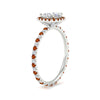 Load image into Gallery viewer, cushion-cut-halo-eternity-orange-sapphire-engagement-ring-in-white-gold-FD9372CURGSAORANGLE2-NL-WG_f612a04d-fa23-4097-9121-fbda382443a0.jpg?v=1763117971