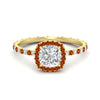 Load image into Gallery viewer, cushion-cut-halo-eternity-orange-sapphire-engagement-ring-in-yellow-gold-FD9372CURGSAOR-NL-YG.jpg?v=1763117961
