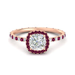 Load image into Gallery viewer, cushion-cut-halo-eternity-pink-sapphire-engagement-ring-in-rose-gold-FD9372CURGSADRPI-NL-RG.jpg?v=1763117962
