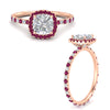 Load image into Gallery viewer, cushion-cut-halo-eternity-pink-sapphire-engagement-ring-in-rose-gold-FD9372CURGSADRPIANGLE3-NL-RG.jpg?v=1763117961