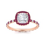 Load image into Gallery viewer, cushion-cut-halo-eternity-pink-sapphire-engagement-ring-in-rose-gold-FD9372CURGSADRPIANGLE5-NL-RG_512afbfa-70a5-468a-a28d-c98f480833bd.jpg?v=1763117971
