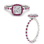 Load image into Gallery viewer, cushion-cut-halo-eternity-pink-sapphire-engagement-ring-in-white-gold-FD9372CURGSADRPIANGLE3-NL-WG.jpg?v=1763117962
