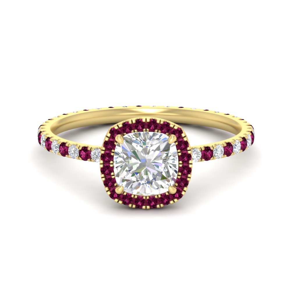 cushion-cut-halo-eternity-pink-sapphire-engagement-ring-in-yellow-gold-FD9372CURGSADRPI-NL-YG.jpg?v=1763117962