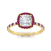 Load image into Gallery viewer, cushion-cut-halo-eternity-pink-sapphire-engagement-ring-in-yellow-gold-FD9372CURGSADRPIANGLE5-NL-YG.jpg?v=1763117962